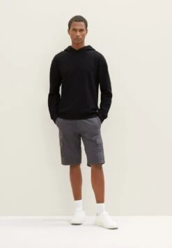 Tom Tailor Shorts - Tarmac Grey -Syntia Delaney d95434007a16451ea730cecf743fed9c