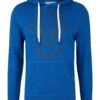 Tom Tailor Mit Kapuze Und Logoprint - Hoodie - Blau