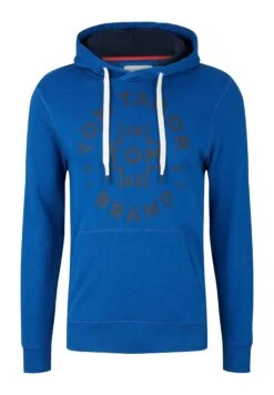 Tom Tailor Mit Kapuze Und Logoprint - Hoodie - Blau