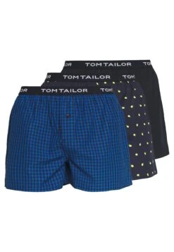 Tom Tailor 3 Pack - Boxershort - Dark Blue/Black -Syntia Delaney da6c1dc7f353400099efe7c8b7ff6bec