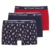 Tom Tailor Hip Im 3Er Pack Mit Weihnachtsmotiv - Onderbroeken - Blue/Dark Allover