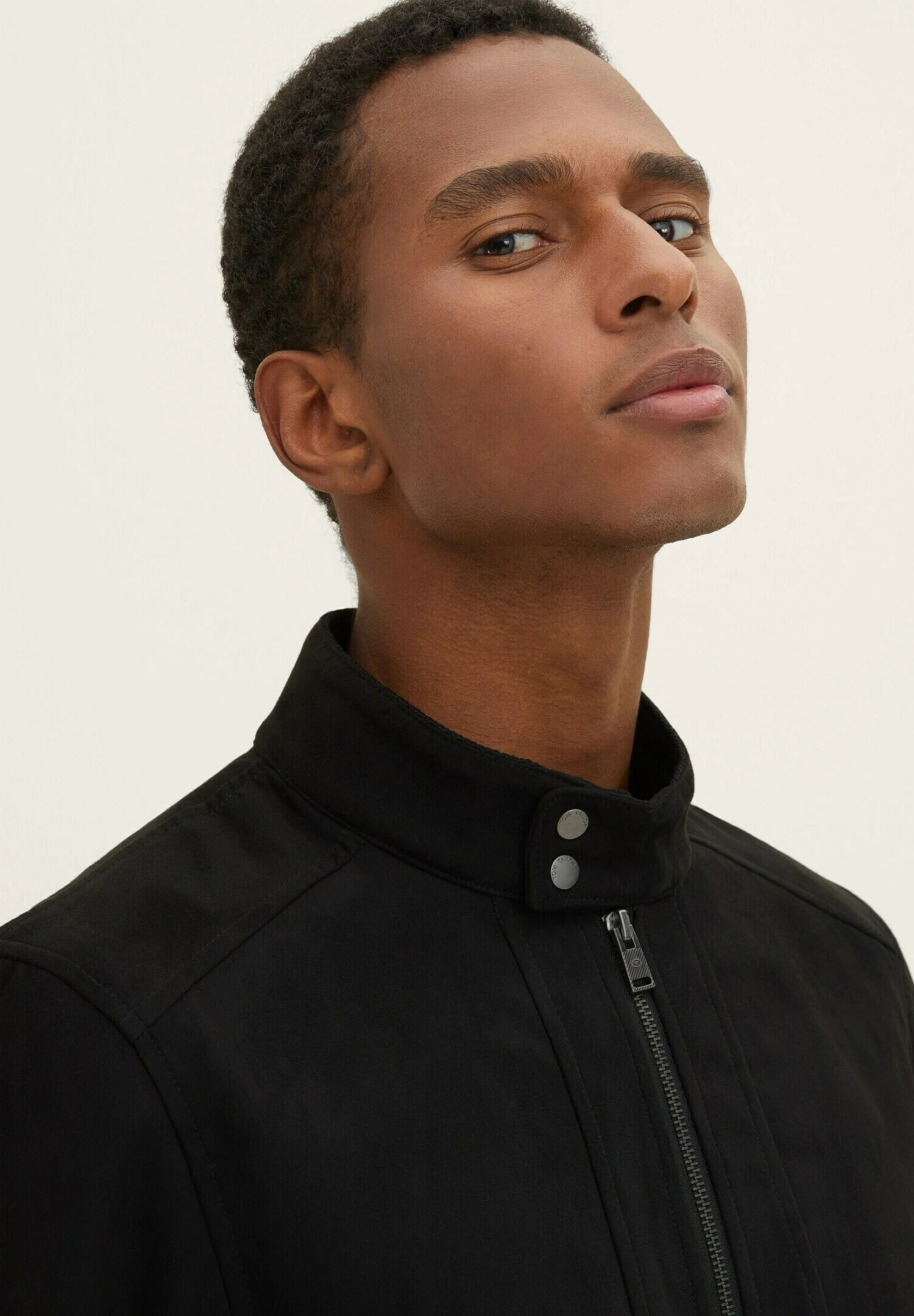 Tom Tailor Mit Stehkrgen - Imitatieleren Jas - Black 6 Tom Tailor Mit Stehkrgen - Imitatieleren Jas - Black - Afbeelding 4