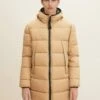 TOM TAILOR Denim Puffer - Winterjas - Splashed Clay Beige