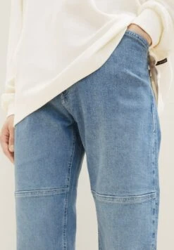 TOM TAILOR Denim Straight Leg Jeans - Used Light Stone Blue Denim -Syntia Delaney de1af246ec47442cac0ef5aae209a6d1