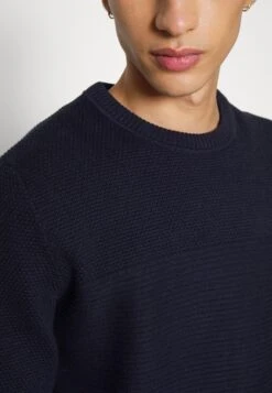 Tom Tailor Basic Strcutred- Trui - Navy -Syntia Delaney de2986bd385b40eeb02df6c672684856