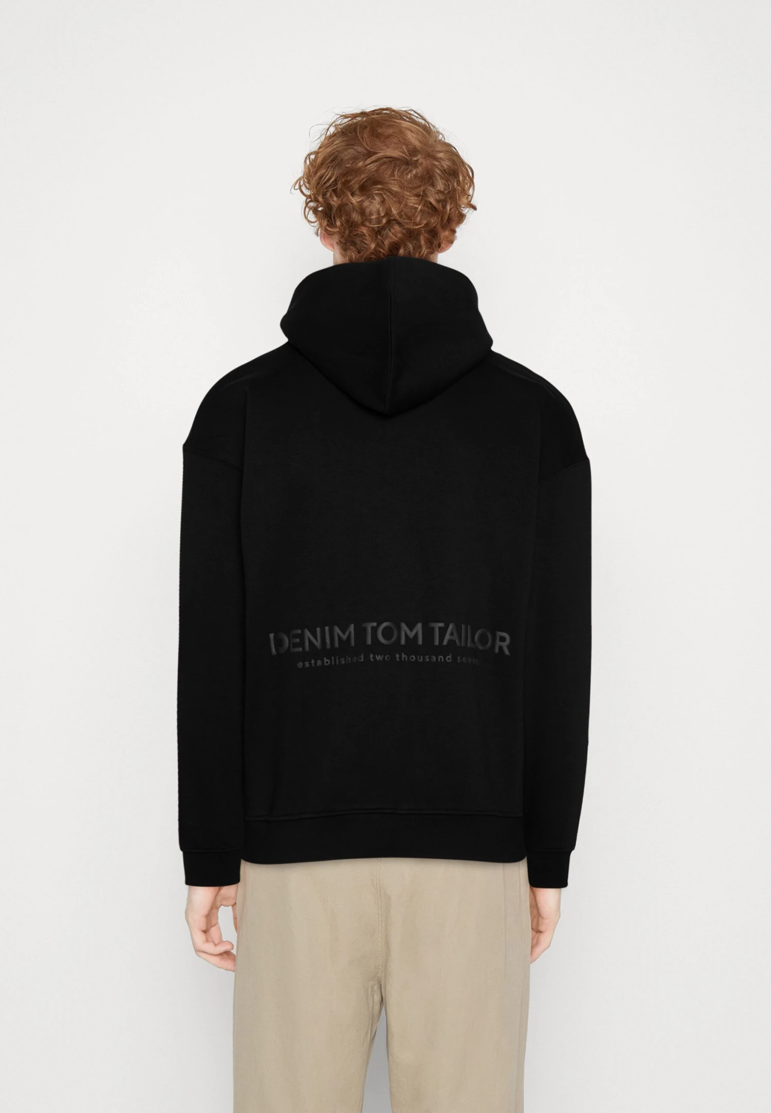 TOM TAILOR Denim Hoodie - Black 5 TOM TAILOR Denim Hoodie - Black - Afbeelding 3