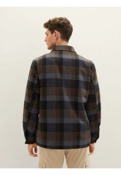 Tom Tailor Jacket - Jas - Brown Black Big Check -Syntia Delaney e02c2338d0d5478db8da1e646b1a6a47