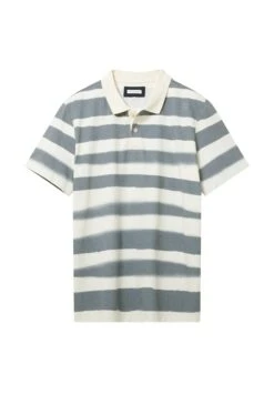 Tom Tailor Gestreiftes - Poloshirt - Water Navy Stripes Beige Base -Syntia Delaney e0549948b1834fb588a63beb07f0114a