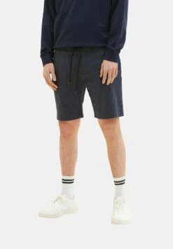 TOM TAILOR Denim Shorts - Navy Blue Structure