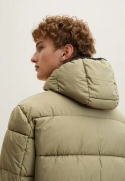 TOM TAILOR Denim Puffer - Winterjas - Dusty Olive Green -Syntia Delaney e2da39099248468f96444eabd80e441d