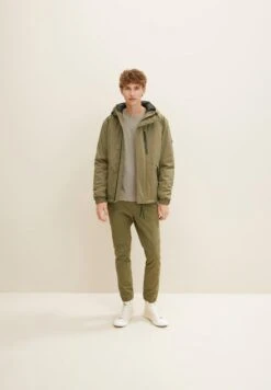 TOM TAILOR Denim Regular Fit - Outdoorjas - Dusty Olive Green -Syntia Delaney e48b18f9d07545a7b29e0a7a5f744048