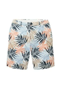 Tom Tailor Gemusterte- Shorts - Orange Colorful Leaf Design -Syntia Delaney e4b5c62403cd4d568e2b1dea29cea30d