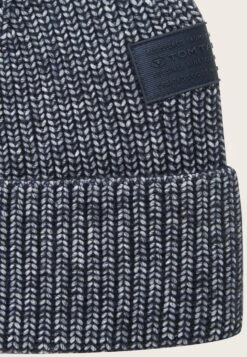 Tom Tailor Mit Logo Badge - Muts - Knitted Navy Melange -Syntia Delaney e7b82760ccaf4108bb6c7f61fbd3f6e7