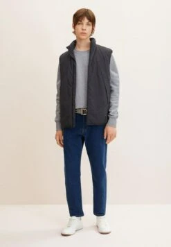 TOM TAILOR Denim Straight Leg Jeans - Used Mid Stone Blue Denim -Syntia Delaney e7ec18f28fc548f4bf70287034d1d597