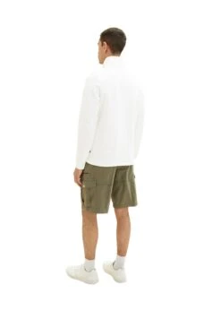 Tom Tailor Shorts - Dusty Olive Green -Syntia Delaney e84055cd79f242239c319d5cc098f8e1