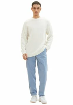 Tom Tailor Relaxed Tapered - Chino - Greyish Mid Blue -Syntia Delaney e86804422a5a4a3ca75d8505c387c418