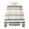 Tom Tailor Mit Streifenmuster - Trui - Off White Multicolor Stripe
