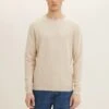 Tom Tailor Basic Crew - Trui - Cargo Beige Melange -Syntia Delaney e9eb4892254645bcae5a890937426096