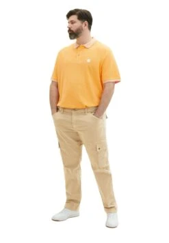 Tom Tailor Plus - Cargobroek - Caramel Beige -Syntia Delaney ea33e625946b4007b58c636e4853b0ba