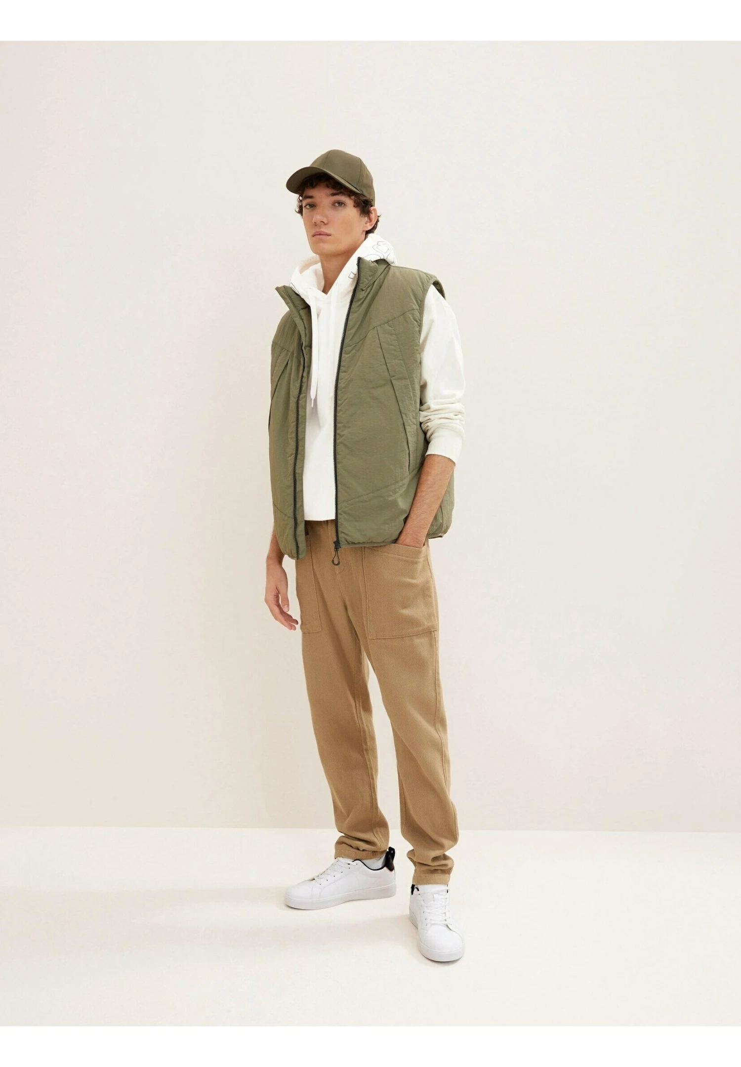 TOM TAILOR Denim Printed - Hoodie - Offwhite 4 TOM TAILOR Denim Printed - Hoodie - Offwhite - Afbeelding 2