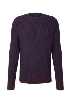 Tom Tailor Trui - Navy Red Structure -Syntia Delaney ed6c42261e714952ac8a5079db884205