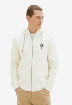 Tom Tailor Mit Kapuze - Sweater Met Rits - Vintage Beige -Syntia Delaney ef75dcbc9f31449f85794d514d20d0bf