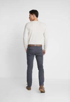 TOM TAILOR Denim Structured - Chino - Black/Grey -Syntia Delaney f029df0b1d8547b3bb2b7161e2da8d30