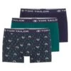 Tom Tailor 3Er Pack Mit Weihnachtsmotiv - Onderbroeken - Green Allover
