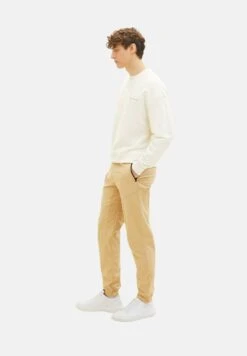 TOM TAILOR Denim Jogger - Trainingsbroek - Brown Rice -Syntia Delaney f35db20351e643be933aac130e500acb