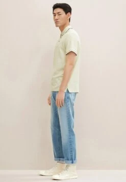 Tom Tailor Josh- Slim Fit Jeans - Used Light Stone Blue Denim -Syntia Delaney f3aa8c5fdf714497b88c7ca75a48c24a