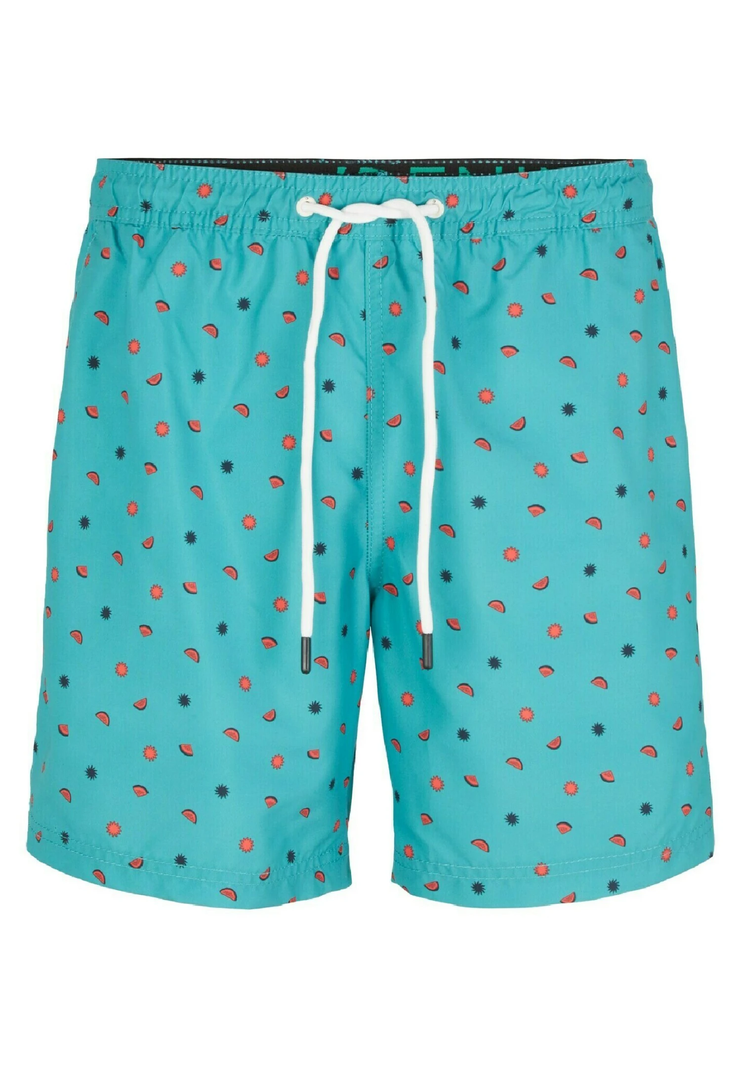 TOM TAILOR Denim Mit Allover-Print - Zwemshorts - Green Red Melon Sun Print 8 TOM TAILOR Denim Mit Allover-Print - Zwemshorts - Green Red Melon Sun Print - Afbeelding 6