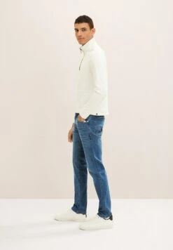 Tom Tailor Josh - Straight Leg Jeans - Used Mid Stone Blue Denim -Syntia Delaney f8a3776aa9024f5a8d8ed87e3f912229