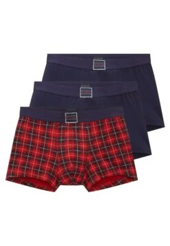 Tom Tailor 3Er Pack - Onderbroeken - Red Dark Check -Syntia Delaney fbd91e5b9f9c4da1829e03ee73165809