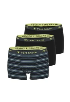 Tom Tailor 3 Pack - Onderbroeken - Schwarz Dunkel Ringel -Syntia Delaney fc46dbb2f513458e8fe54007d595ef6c