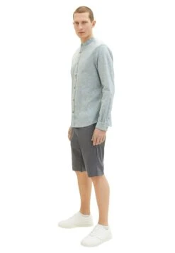 Tom Tailor Bermuda - Shorts - Grey Rombos Minimal -Syntia Delaney fc833dacbc334e40b80d38c059b02643