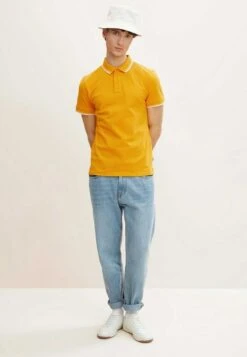 Tom Tailor Im Streifenmuster - Poloshirt - Warm Yellow 8 Tom Tailor Im Streifenmuster - Poloshirt - Warm Yellow -Syntia Delaney fcd9e37839024488b84343ffbbdf8b47