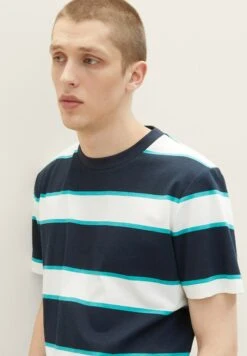 TOM TAILOR Denim Gestreiftes- T-Shirt Print - Mixed Bold Stripe 11 TOM TAILOR Denim Gestreiftes- T-Shirt Print - Mixed Bold Stripe -Syntia Delaney fd04f74c0fe54ba5ae111ed7214a95a9