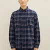 Tom Tailor Overhemd - Navy Colorful Check -Syntia Delaney fd46bb13e32f4d989363ee92e9885927