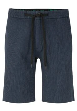 TOM TAILOR Denim Shorts - Navy Blue Structure -Syntia Delaney fdadb0757c664663a8da6043949bbf13